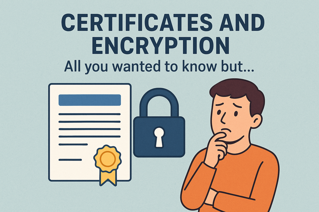 Certificates and all you wanted to ...